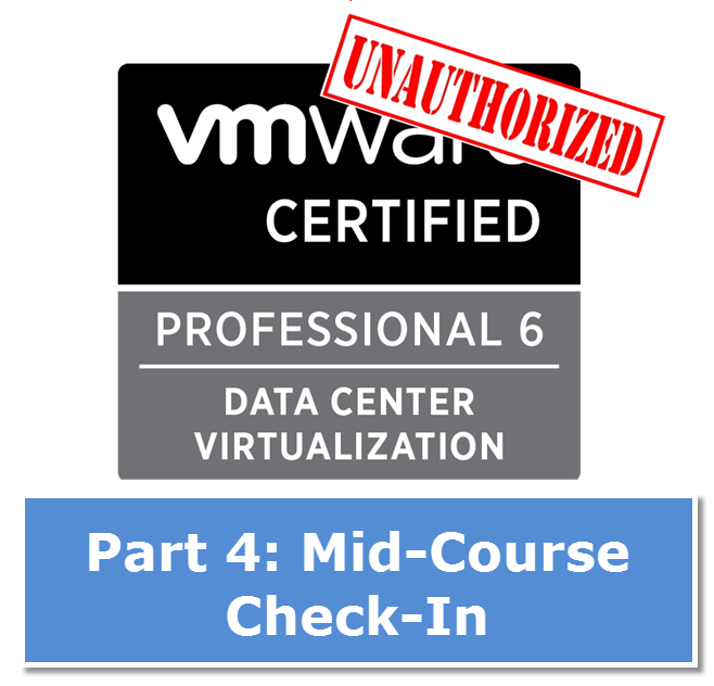 VMware VCP - Stanly.edu Certification Takeaway
